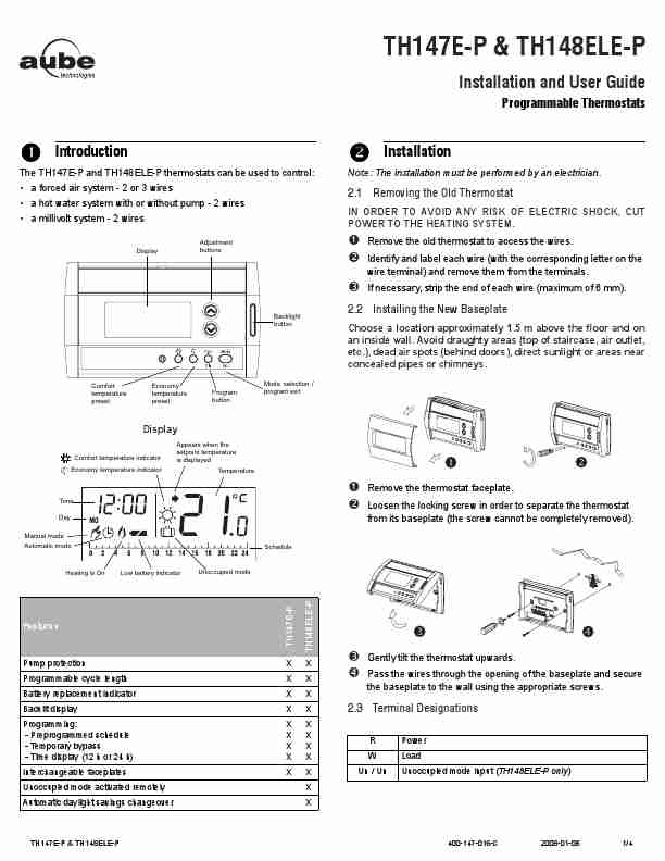 Aube Technologies Thermostat TH148ELE-P-page_pdf